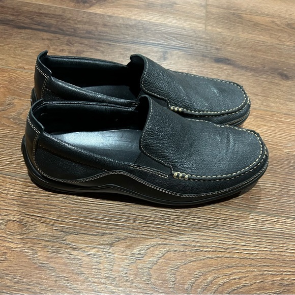 Cole Haan Tucker Venetian Men Size 8.5M Leather Slip On Dress Loafer, Black. - Picture 3 of 5